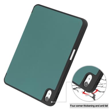 Kolminkertainen telinekotelo iPad 10.9: lle (2022) Tablet Cover Kynäpaikka -