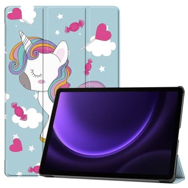Kolmen taittotelineen älykotelo Samsung Galaxy Tab S9 FE -puhelimelle