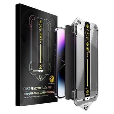 iPhone 15 Plus Anti-spy Privacy Tempered Glass -näytönsuoja