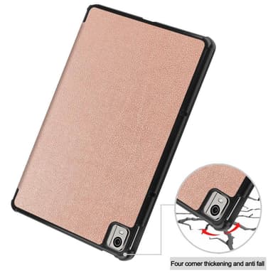 Nokia T21 Tri-fold Stand Wake/Sleep Cover tablettikotelo - Ruusukulta