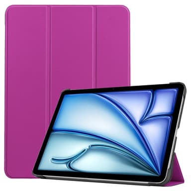 iPad Air 11 (2024) Kotelo Auto Herää / Nuku Kolminkertainen Taittojalusta Tabletin Suoja - Violetti