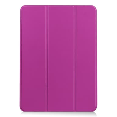 iPad Air 11 (2024) Kotelo Auto Herää / Nuku Kolminkertainen Taittojalusta Tabletin Suoja - Violetti