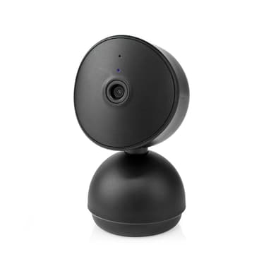 Nedis SmartLife Sisäkamera | Wi-Fi | Full HD 1080p | Kääntö/kallistus | MicroSD (ei sisälly) / Onvif / Pilvipalvelutallennus (valinnainen) | Liiketunnistimella | Yökuvaus | Musta