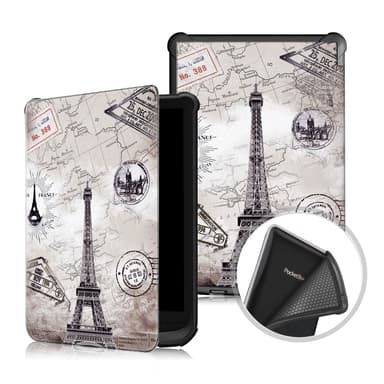 Kotelo PocketBook lukutabletille - Useita eri malleja - Eiffel-torni