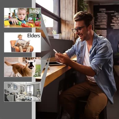 1080P HD langaton WiFi-kamera Mini Piilokamera Painikesuunnittelu