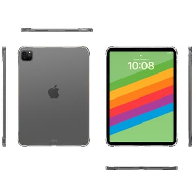 iPad Pro 13 (2024) Kirkas Tablettikotelo Neljä Kulmaa Pudotussuoja TPU Takakuori