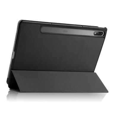 Lenovo Tab P12 Pro Tri-fold Stand Tablet-kotelo - Musta