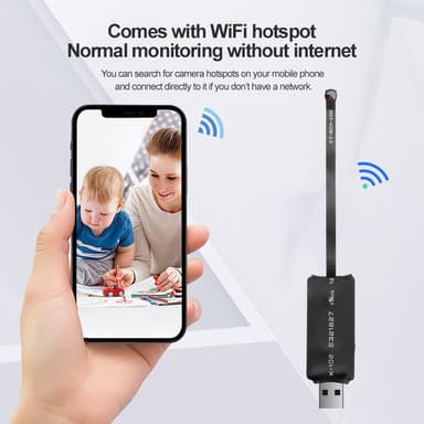 1080P HD langaton WiFi-kamera Mini Piilokamera Painikesuunnittelu