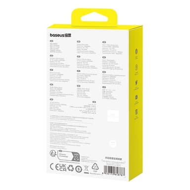 BASEUS Superior 1 M pikalatauskaapeli 240 W USB-C - USB-C