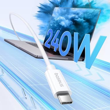 BASEUS Superior 1 M pikalatauskaapeli 240 W USB-C - USB-C