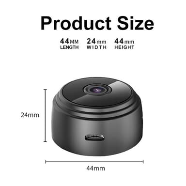 Mini Spy Camera Langaton Wifi IP-kotivalvontakamera