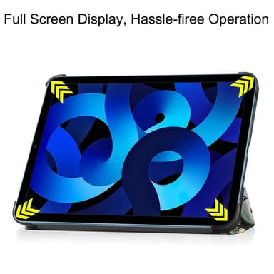 Kolminkertainen telinekotelo iPad 10.9: lle (2022) -tabletin kansi - Graffiti