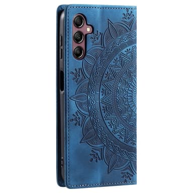 Samsung Galaxy S25 -lompakkokotelon kuoren kuoren Mandala-kukkakuvio