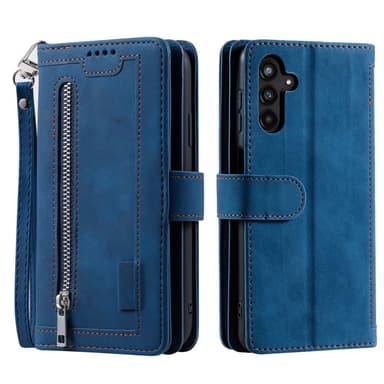 Samsung Galaxy S25 5G Kuori Vetoketjutaskulla ja 9 Korttipaikalla