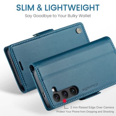 CASEME Retro Lompakkokotelo Samsung Galaxy S25