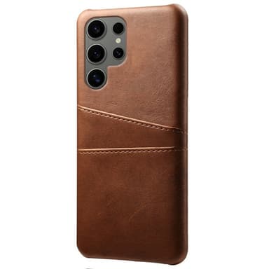 Samsung Galaxy S25 Ultra KSQ Pu-nahkapäällysteinen kuori kova kotelo