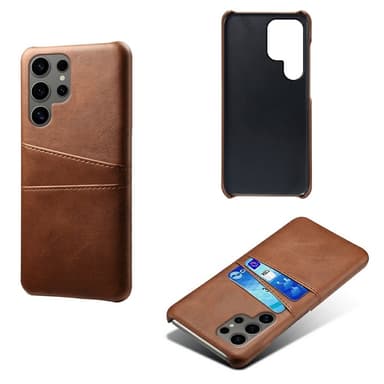 Samsung Galaxy S25 Ultra KSQ Pu-nahkapäällysteinen kuori kova kotelo