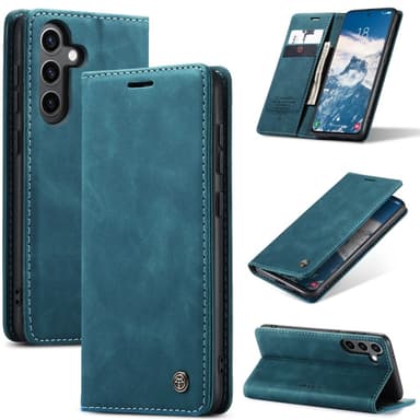 CASEME Retro Lompakkokotelo Samsung Galaxy S25+ (S25 Plus)