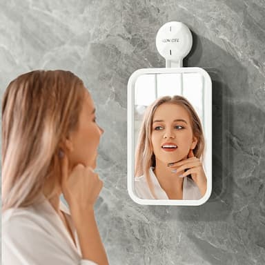 Vahva imukuppi seinään kiinnitettävä peili, turhamaisuuspeili