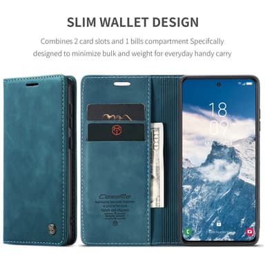 CASEME Retro Lompakkokotelo Samsung Galaxy S25+ (S25 Plus)