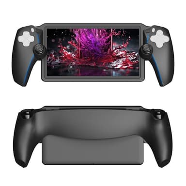 Silikonikuorikotelo PS5 Portal Handheld Game Consolille Iskunkestävä - Musta