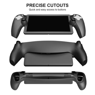 Silikonikuorikotelo PS5 Portal Handheld Game Consolille Iskunkestävä - Musta
