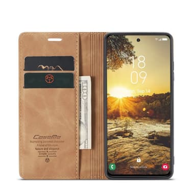 CASEME Retro Lompakkokotelo Samsung Galaxy S25+ (S25 Plus)