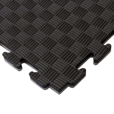 Tatami matto 100 x 100 x 2cm (1-3kpl) - 1 kpl - Harmaa/Musta