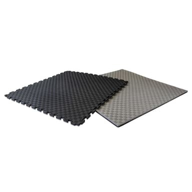 Tatami matto 100 x 100 x 2cm (1-3kpl) - 1 kpl - Harmaa/Musta