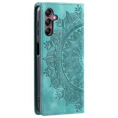 Samsung Galaxy S25 -lompakkokotelon kuoren kuoren Mandala-kukkakuvio