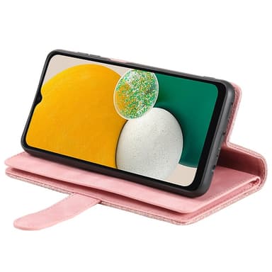Samsung Galaxy S25 5G Kuori Vetoketjutaskulla ja 9 Korttipaikalla