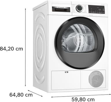 Bosch kuivausrumpu WQG242AESN