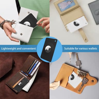 Lyhytkokoinen suojakotelo Apple Airtagille Musta