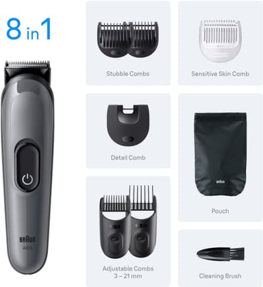 Braun All-in-One Series 3 vartalotrimmeri AIO3540