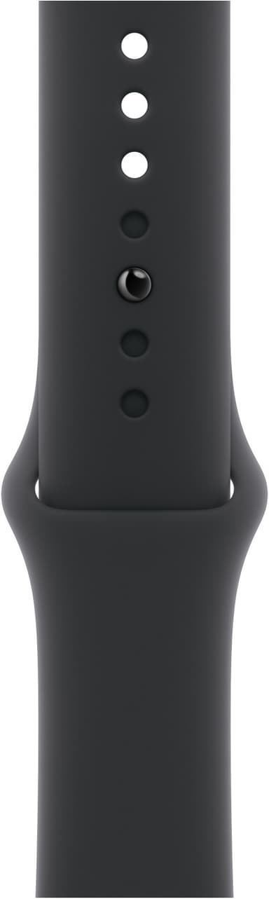Apple 46 mm Sport Band urheiluranneke M/L (musta)