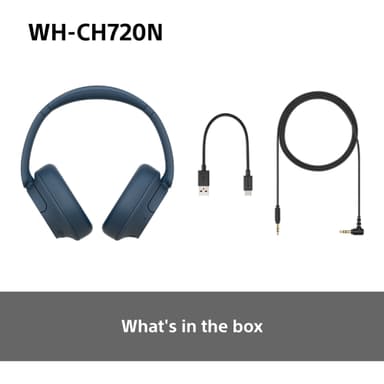Sony WH-CH720N langattomat around-ear kuulokkeet (sininen)