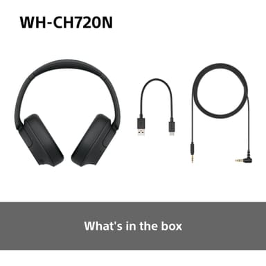 Sony WH-CH720N langattomat around-ear kuulokkeet (musta)