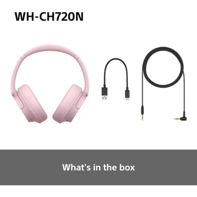 Sony WH-CH720N lanagttomat around-ear kuulokkeet (vaaleanpunainen)