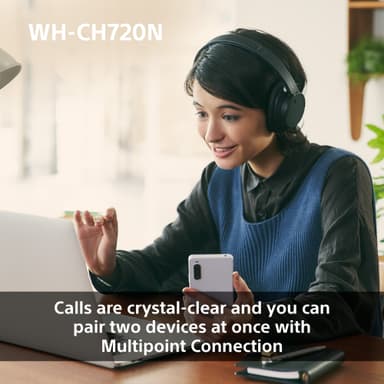 Sony WH-CH720N lanagttomat around-ear kuulokkeet (vaaleanpunainen)