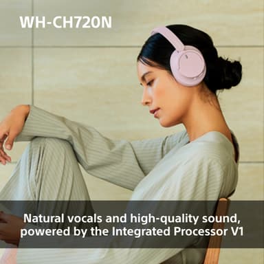 Sony WH-CH720N lanagttomat around-ear kuulokkeet (vaaleanpunainen)