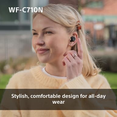Sony WF-C710N täysin langattomat in-ear kuulokkeet (musta)
