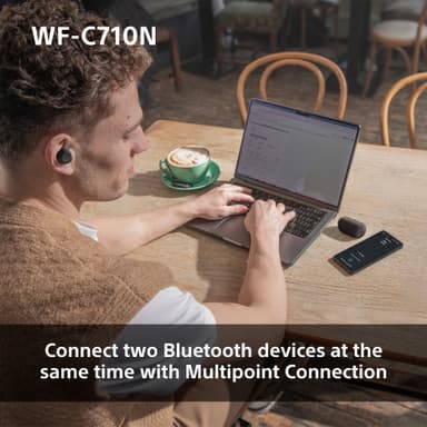 Sony WF-C710N täysin langattomat in-ear kuulokkeet (musta)