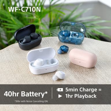 Sony WF-C710N täysin langattomat in-ear kuulokkeet (musta)