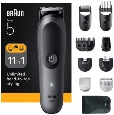Braun All-in-One Series 5 vartalotrimmeri AIO5560 (harmaa)