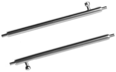 FIXED universaali verkkoranneke älykellolle 20 mm (hopea)