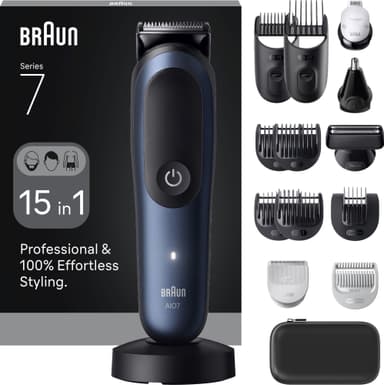 Braun All-in-One Series 7 vartalotrimmeri AIO7580 (sininen)