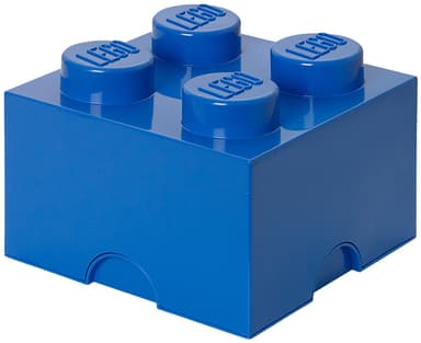 Play LEGO säilytyslaatikko (4-nastainen, kirkkaansininen)