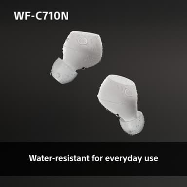 Sony WF-C710N täysin langattomat in-ear kuulokkeet (valkoinen)