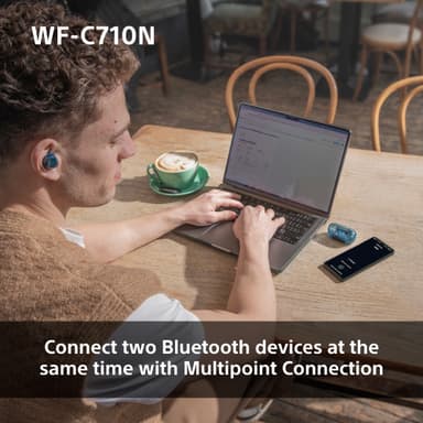 Sony WF-C710N täysin langattomat in-ear kuulokkeet (sininen)