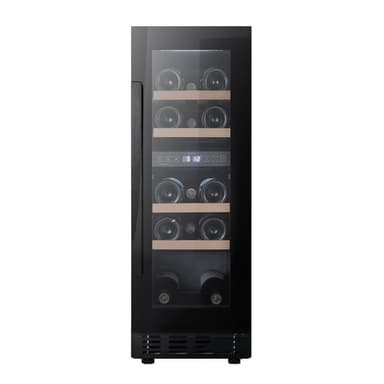 Sisäänrakennettava viinikaappi - Arctic Collection 30D Fullglass Black